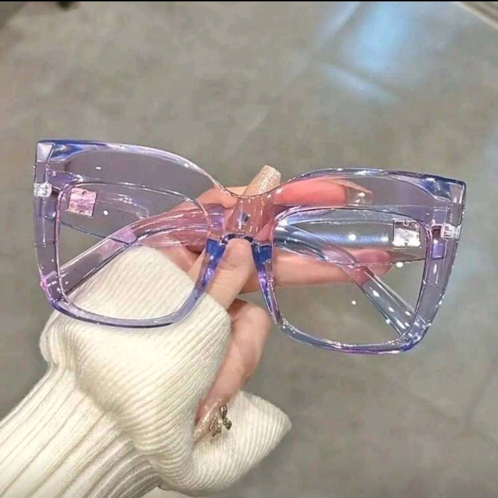 Transparent Lavender Cat-Eye for Women